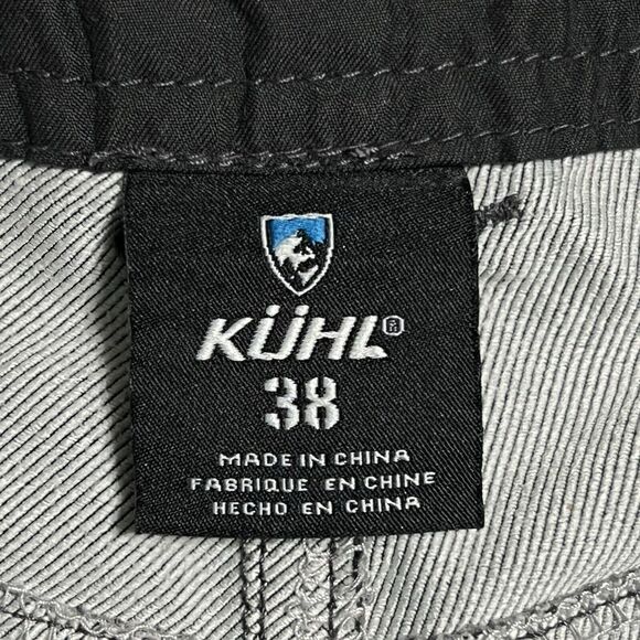 KUHL Amphibious Hybrid Shorts Men’s WAIST 36 TAG 38  Gray Hiking Outdoor Pockets - Picture 9 of 17